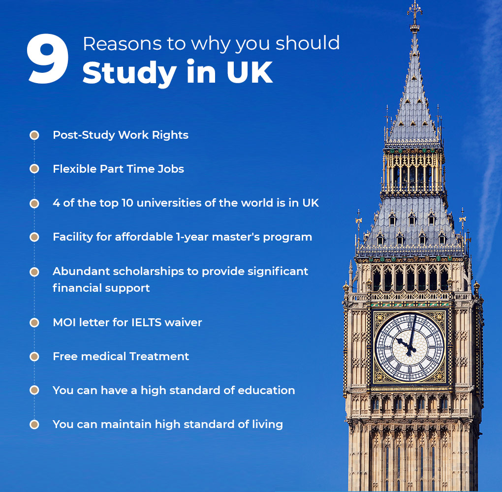 9 reasons, why you should choose UK as your Study Abroad Destination