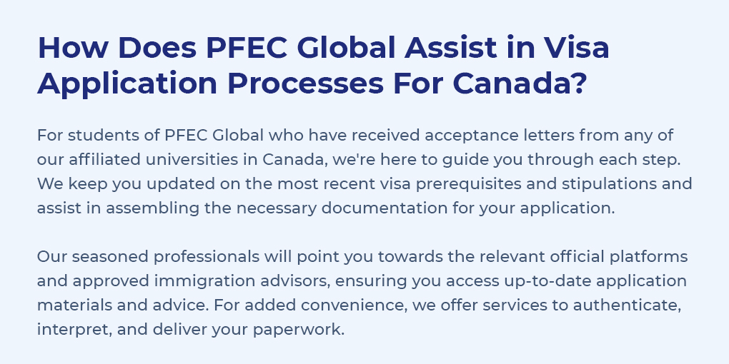 How Does PFEC Global Assist in Visa Application Processes