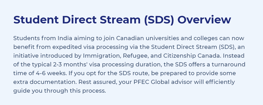 Student Direct Stream (SDS) Overview 