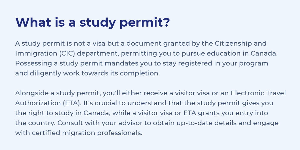 What is a study permit
