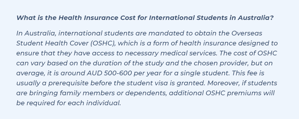 What is the Health Insurance Cost for International Students in Australia